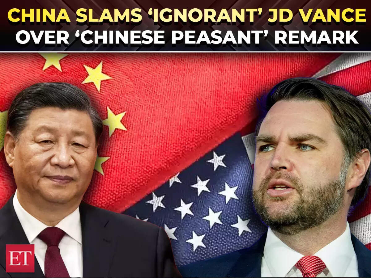 Trump tariff war ‘Ignorant & impolite’, China slams JD Vance for