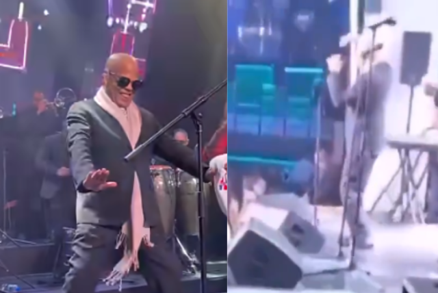 Rubby Pérez, durante concierto en Discoteca que se desplomó. redes sociales