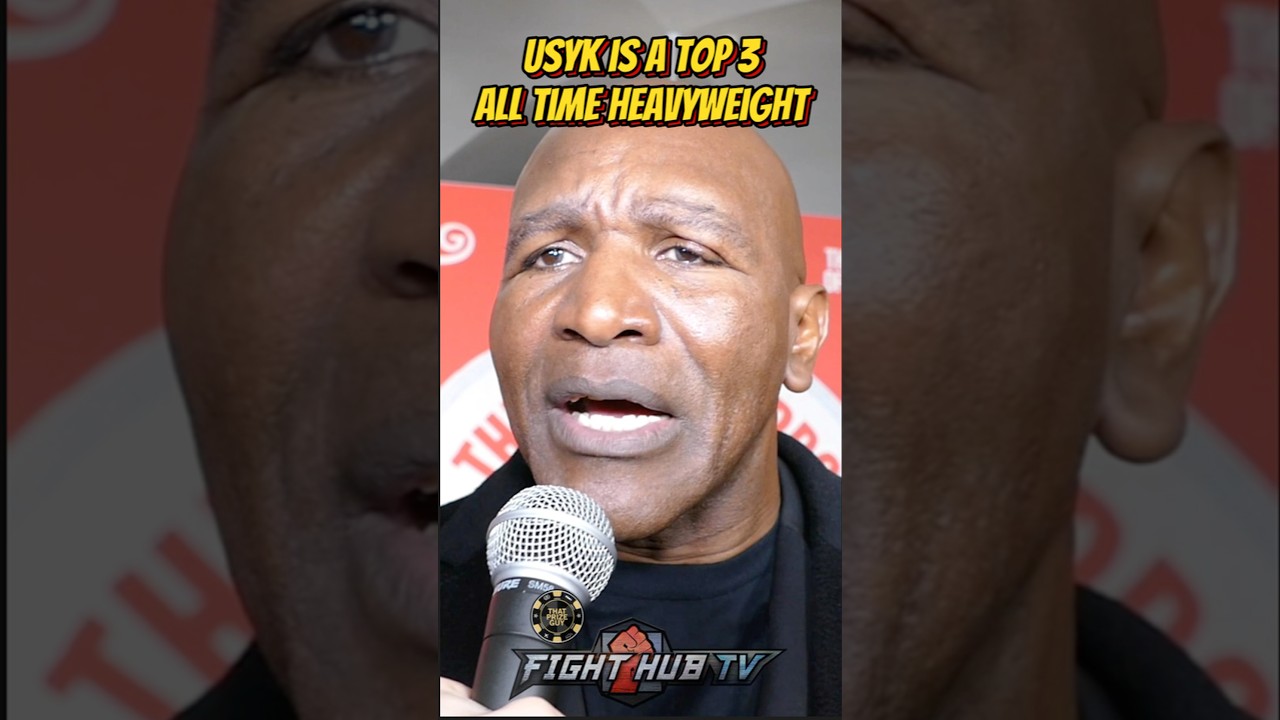 USYK IS A TOP 3 ALL TIME- Evander Holyfield SHOCKING claim on where ...
