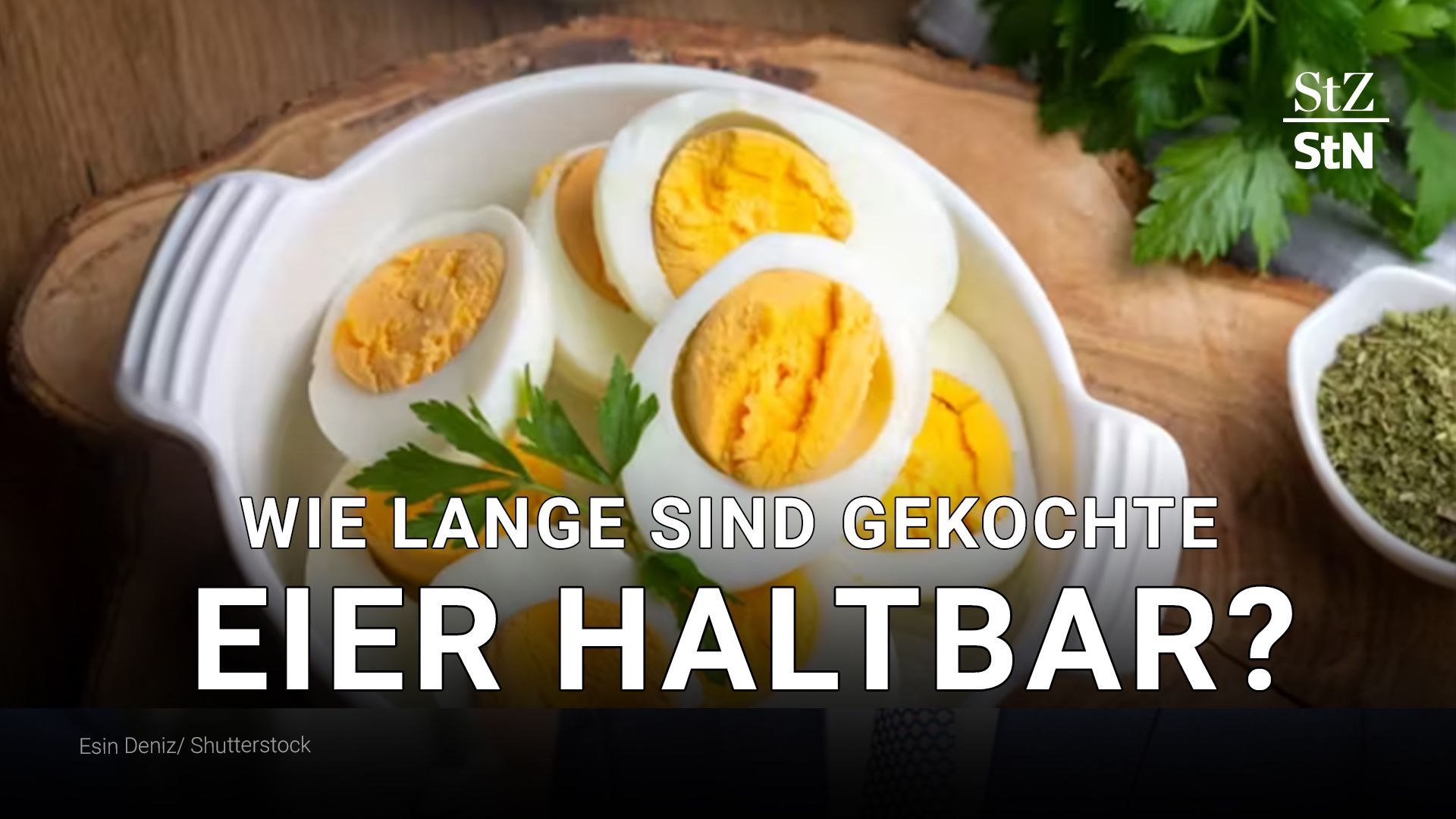Wie lange sind gekochte Eier haltbar?
