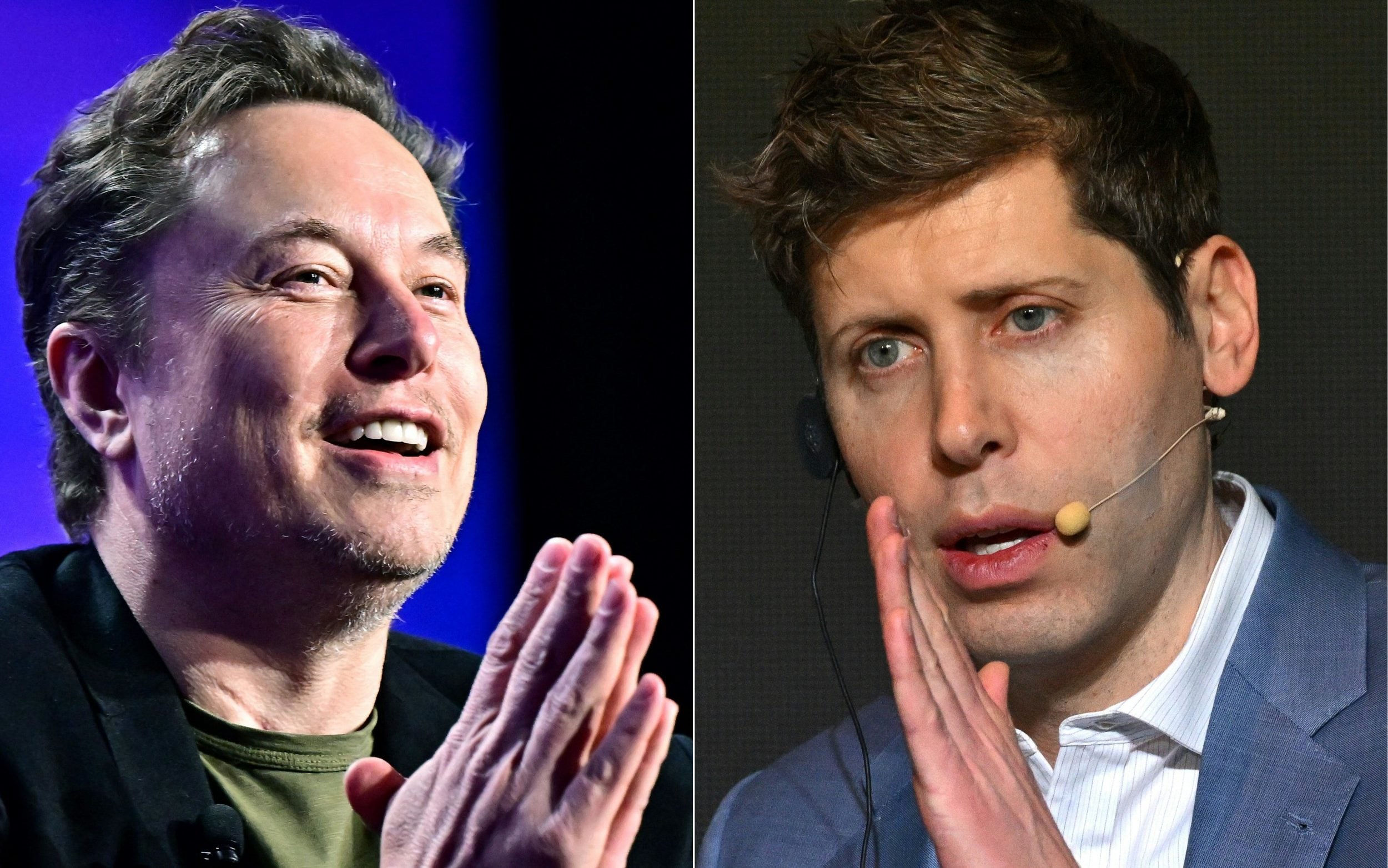 Elon Musk and Sam Altman co-founded OpenAI as a non-profit organisation in 2015 - Frederic J Brown / Jung Yeon-je/AFP / Getty Images