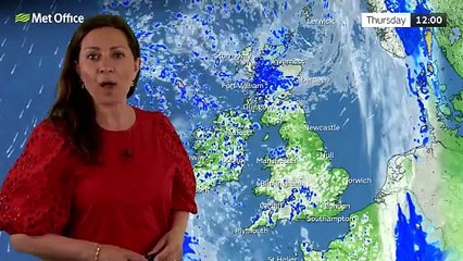 Met Office Evening Weather Forecast 16/04/2025 - Rain confined to the