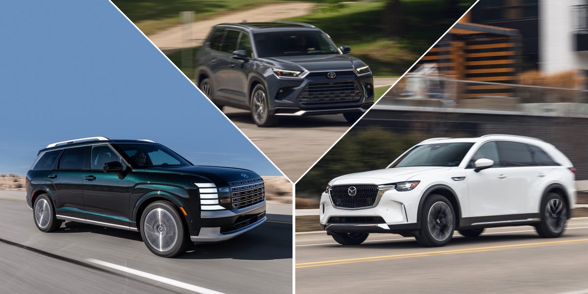 2026 Hyundai Palisade vs. Mazda CX-90, Toyota Grand Highlander: Compared