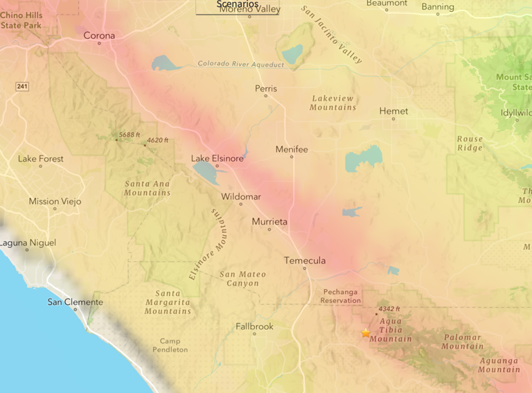 Earthquake now lake elsinore