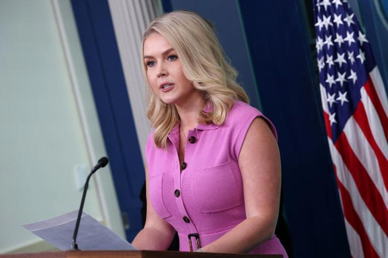 Karoline Leavitt abruptly ends briefing early and bluntly refuses to answer questions