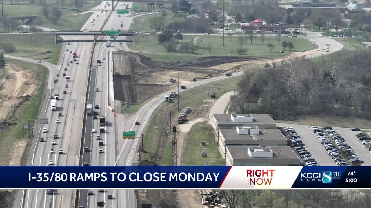 Ramp closures on I-35/80 to impact thousands of drivers