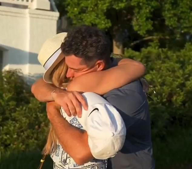 Rory McIlroy's wife Erica Stoll reacts to 'mystery blonde' who hugged