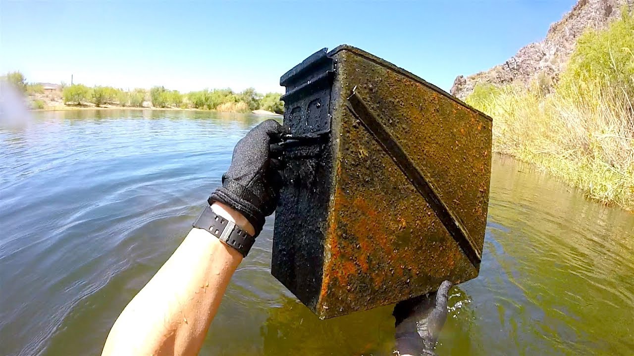 What’s Inside This Metal Box I Found Underwater?