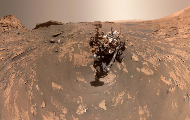 Mars Curiosity rover. (NASA via SWNS)