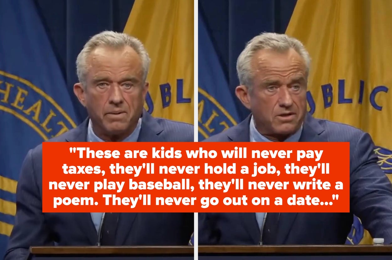 RFK Jr.'s Most Recent Comment Claiming Kids With Autism Will "Never Pay