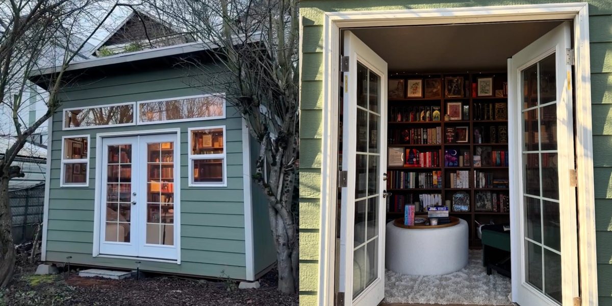 We Fell in Love With This Viral Library Shed