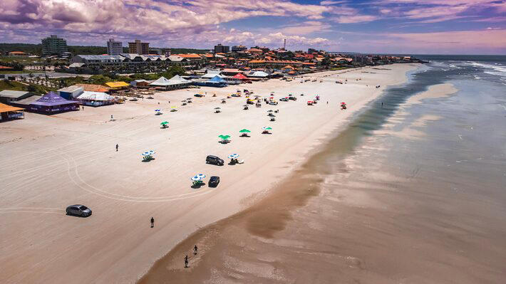 Praia do Atalaia, em Salinópolis, no Pará Foto: Adobe Stock