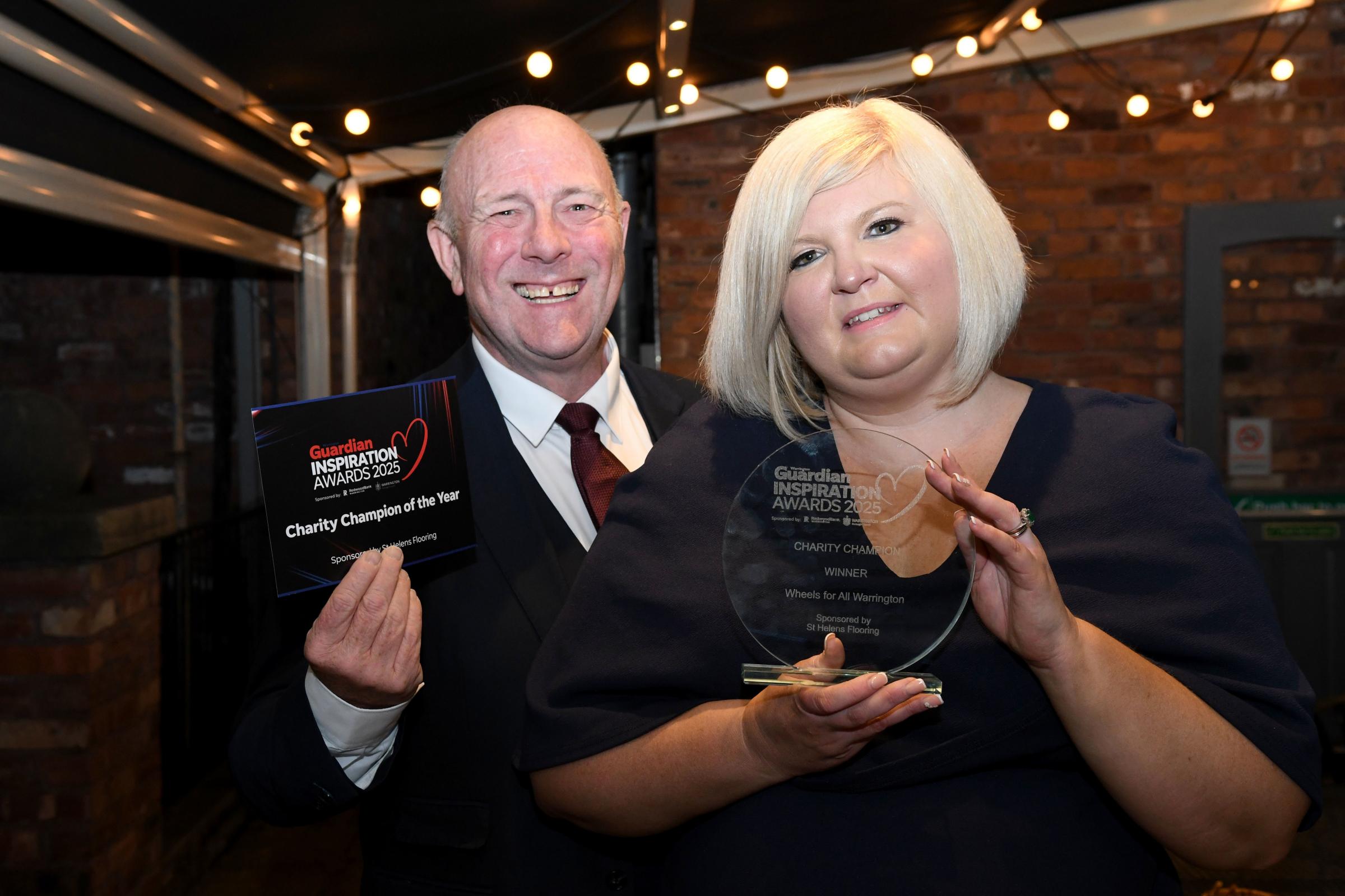 Last year's winners of the Warrington Guardian Inspiration Awards
