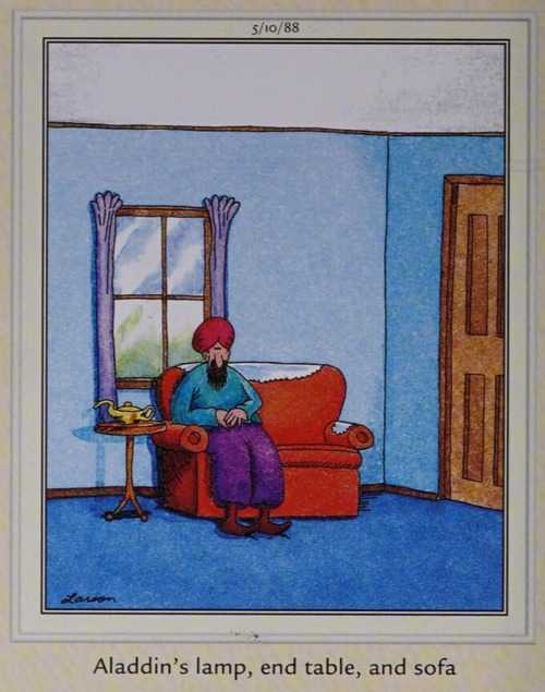 Aladdin at home