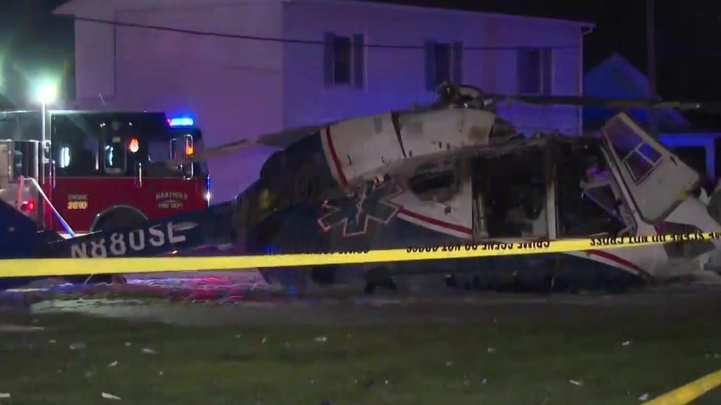 3 injured after medical helicopter crashes in Illinois near St. Louis