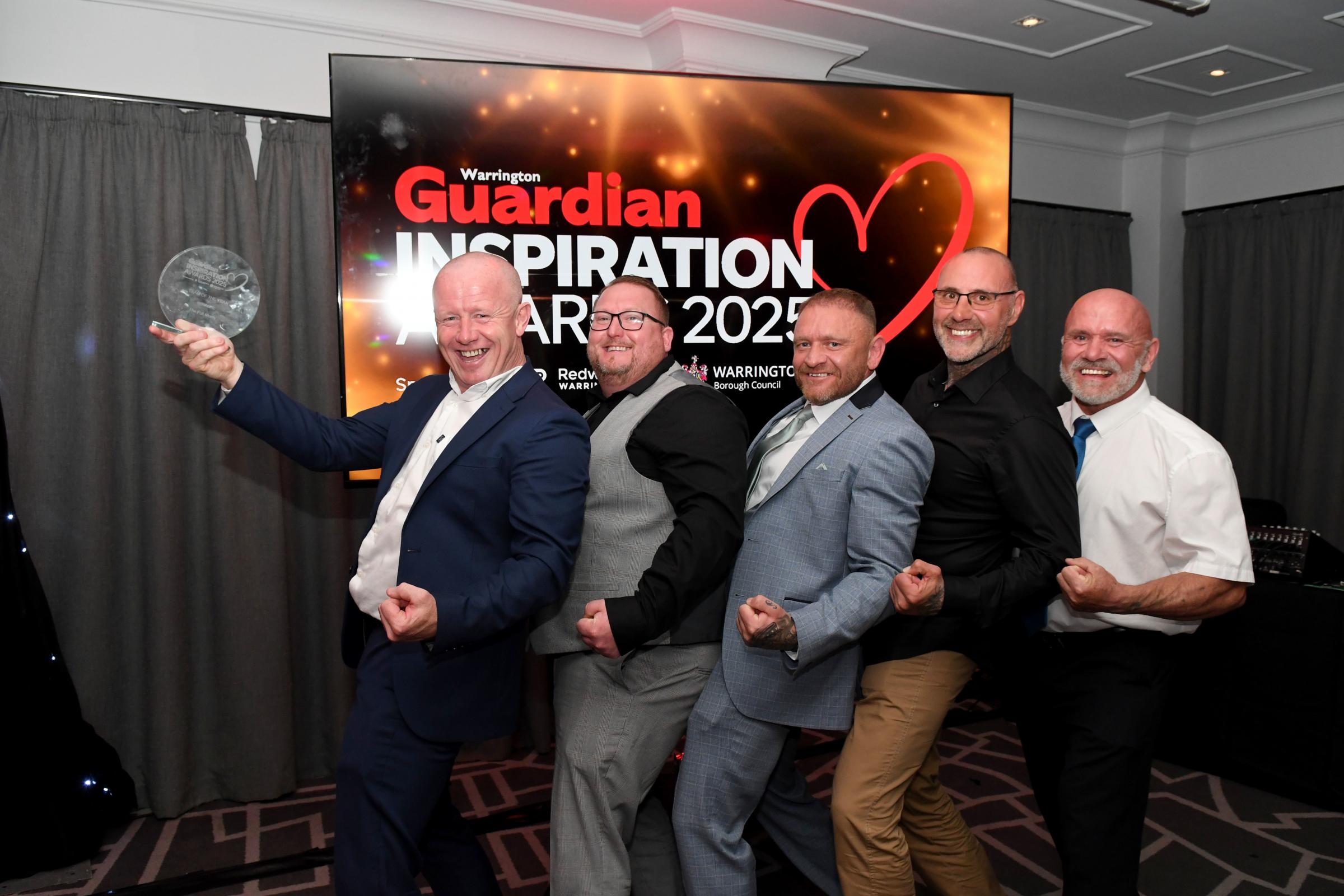 Last year's winners of the Warrington Guardian Inspiration Awards
