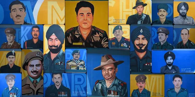 Delhi Metro pays tribute to Param Veer Chakra awardees at Moti Bagh station