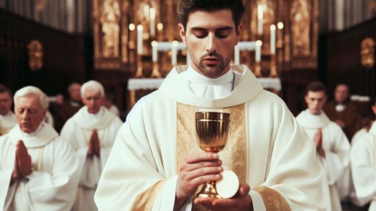 Un sacerdote gana 7,400 pesos mensuales Créditos: Archivo El Heraldo de México