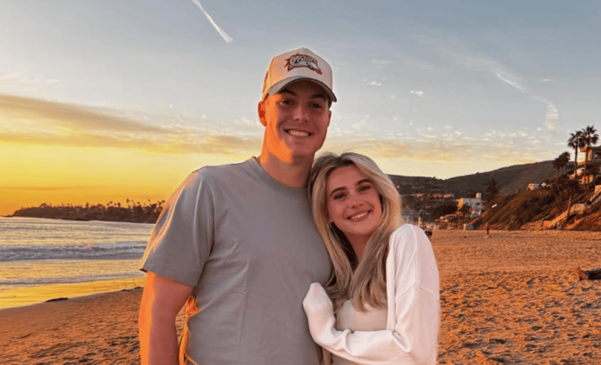 Ohio State quarterback Will Howard and his girlfriend, Skyler Skoglund. IG/skyeskog
