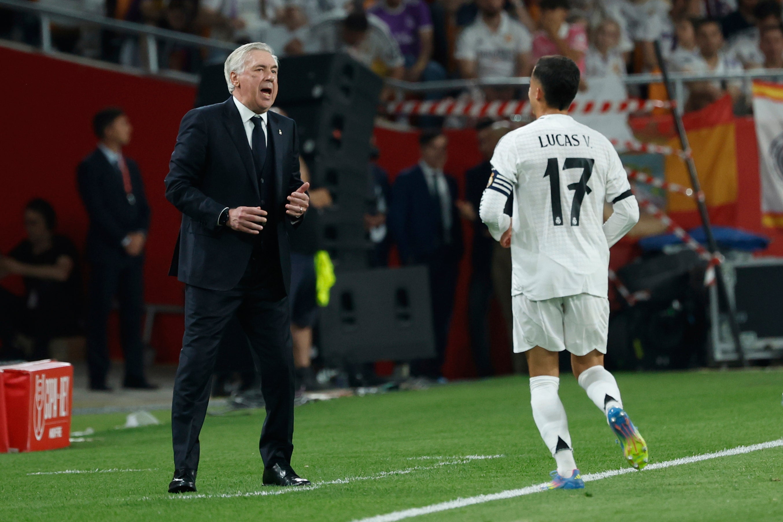 El capitán merengue fue Lucas Vázquez | AP