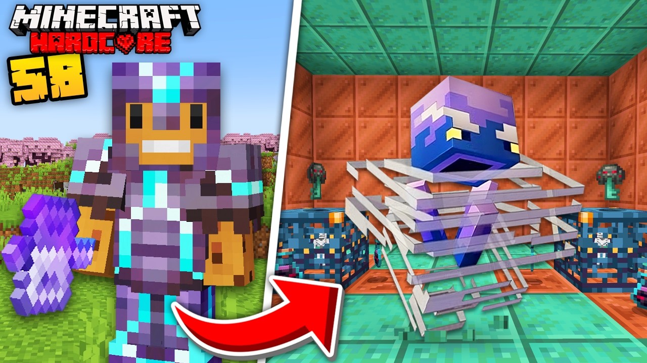 I played the new 1.21 update in Minecraft hardcore