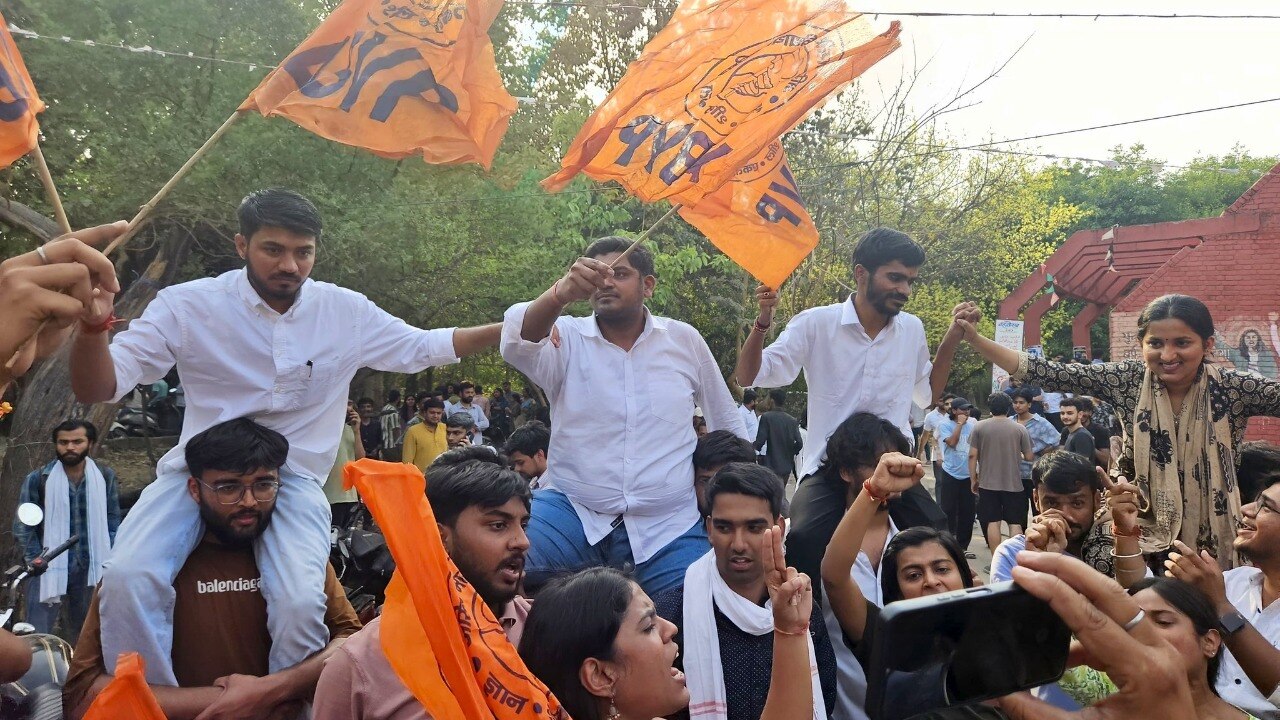 RSS student wing finally breaches Left citadel JNU