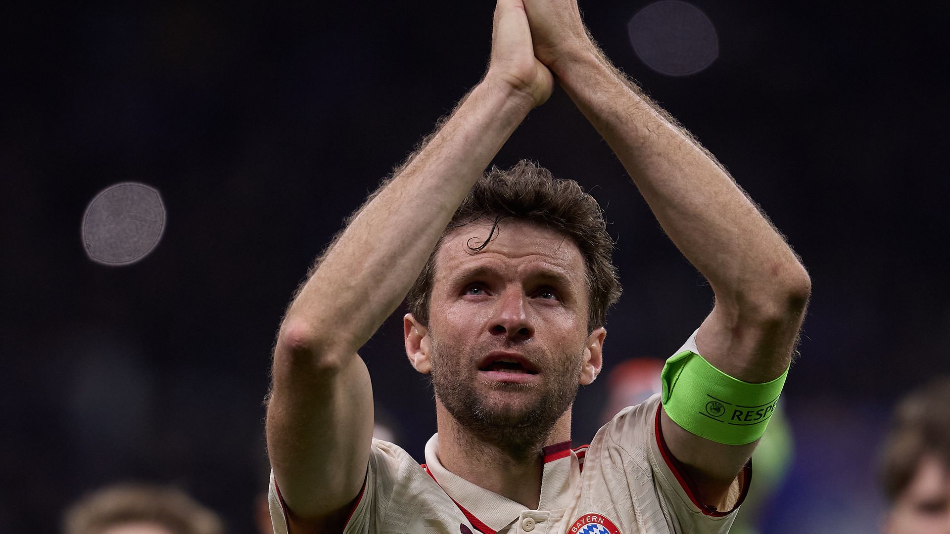 Bayern Munich star Thomas Müller made symbolic gesture following