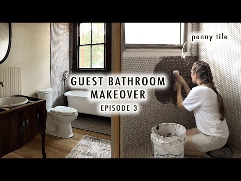 Guest bath tile and clawfoot tub installation guide