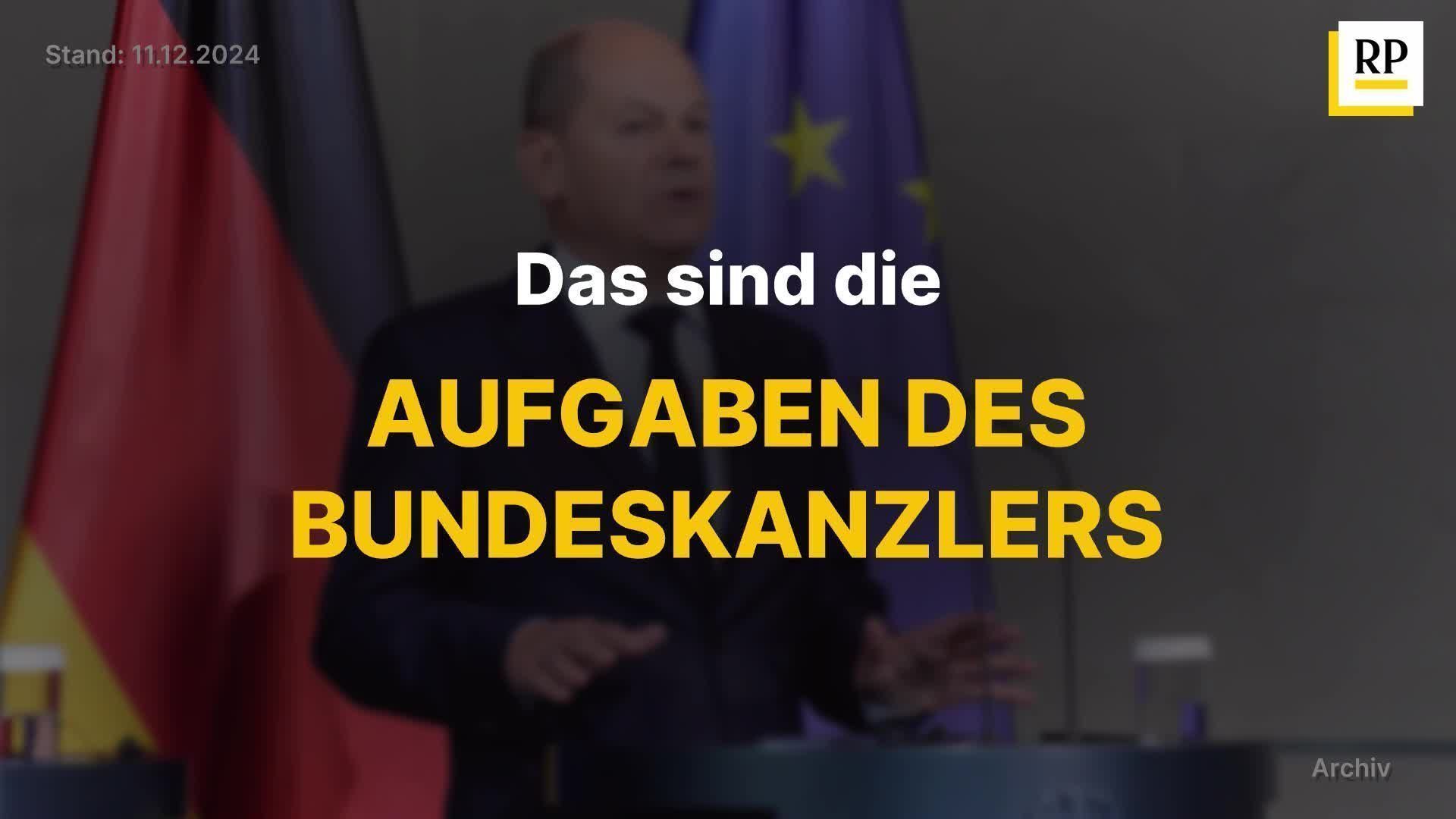 Das sind die Aufgaben des Bundeskanzlers