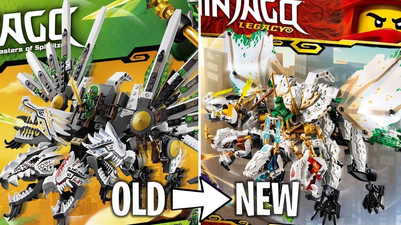 Lego Ninjago 2019 Legacy Sets Old Vs New
