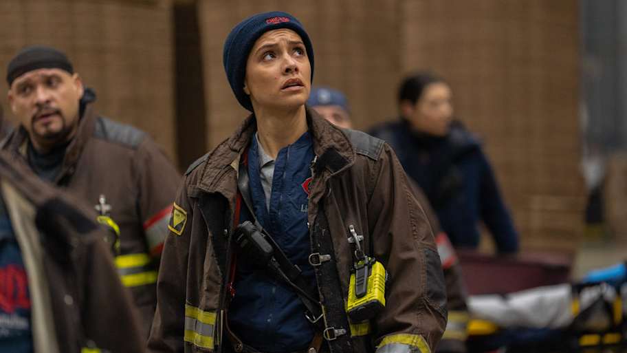 CHICAGO FIRE -- "In The Rubble" Episode 13016 -- Pictured: Miranda Rae Mayo as Stella Kidd -- (Photo by: Peter Gordon/NBC)