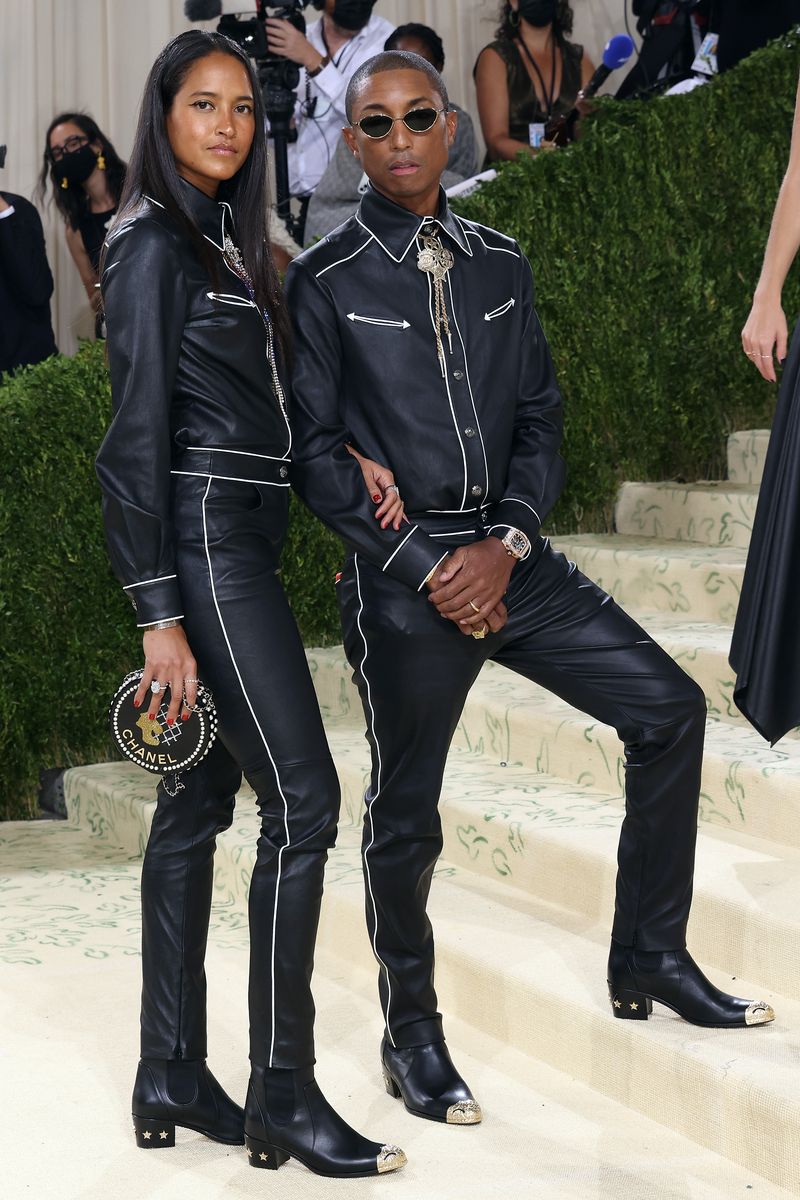 Pharrell Williams at the 2021 Met Gala.