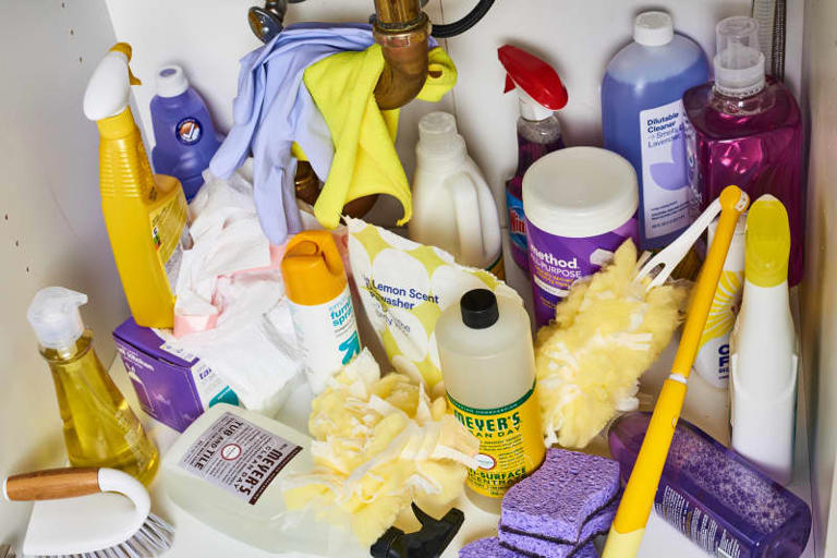 The under-sink organizer that doubles storage is so brilliant, shoppers ...