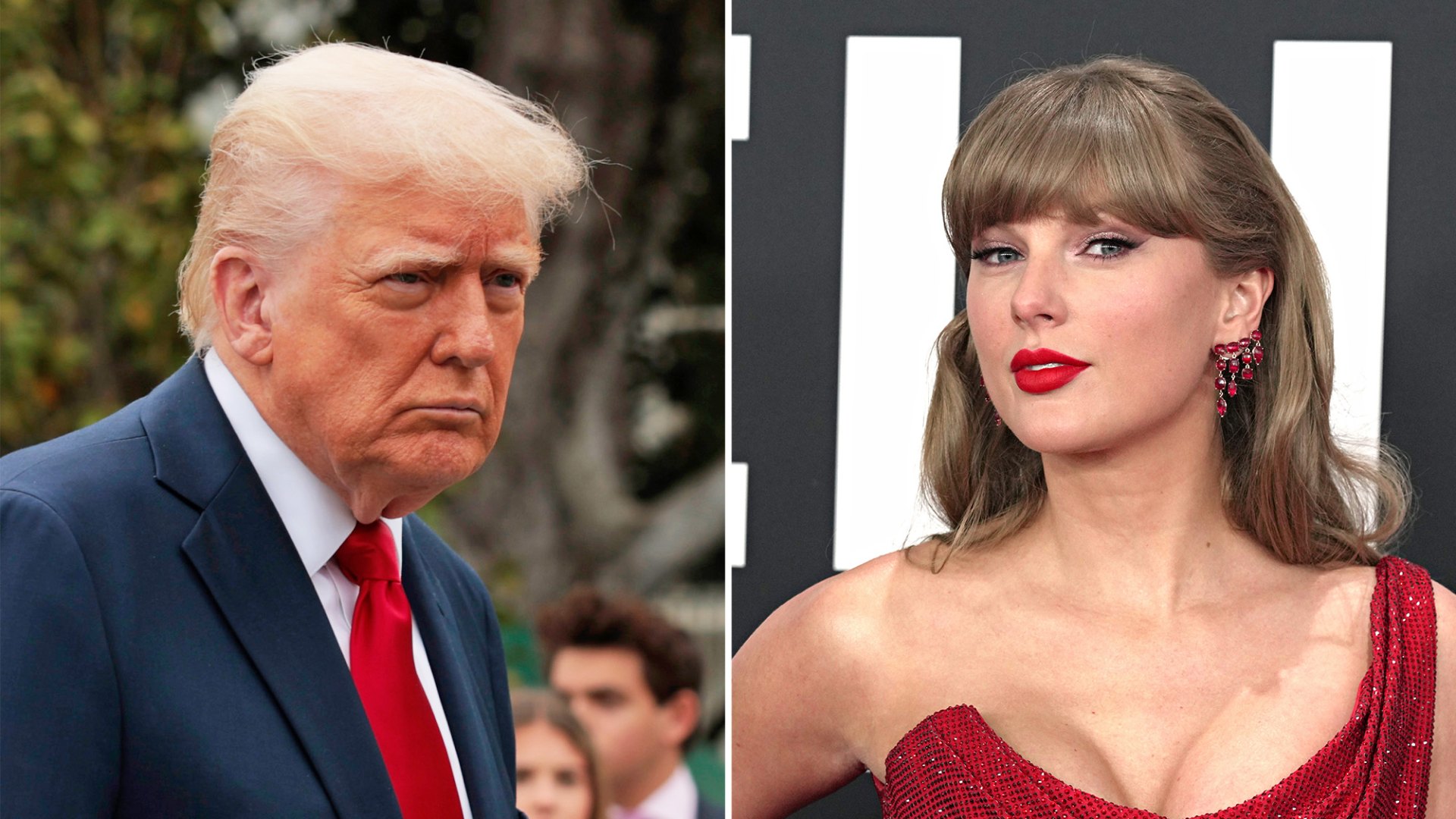 Donald Trump Takes Jab at Taylor Swift During Eagles White House Visit(01)