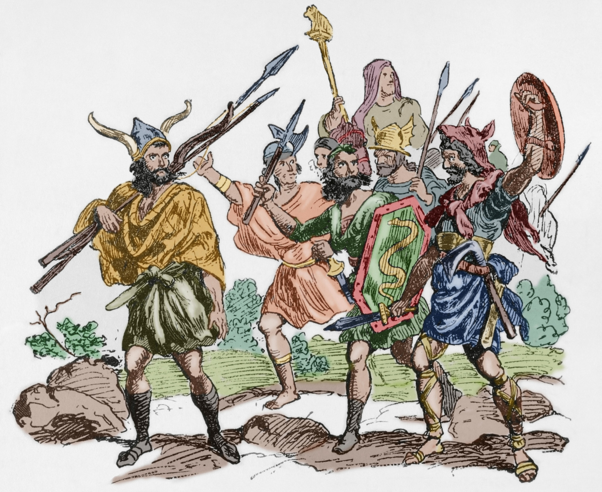 What historic events shaped the English language?