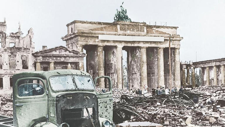 Ruínas de Berlim em maio de 1945