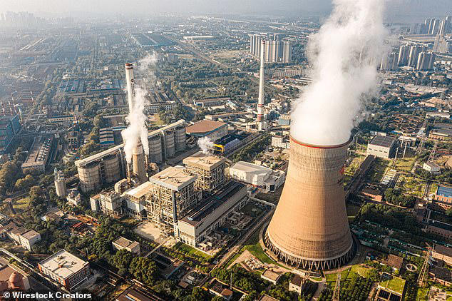 Nuclear fusion is still in the research and development phase - while nuclear fission is already making electricity. Pictured, nuclear power plant in Wuhan, China