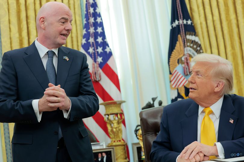 Donald Trump shows true feelings to FIFA president Gianni Infantino