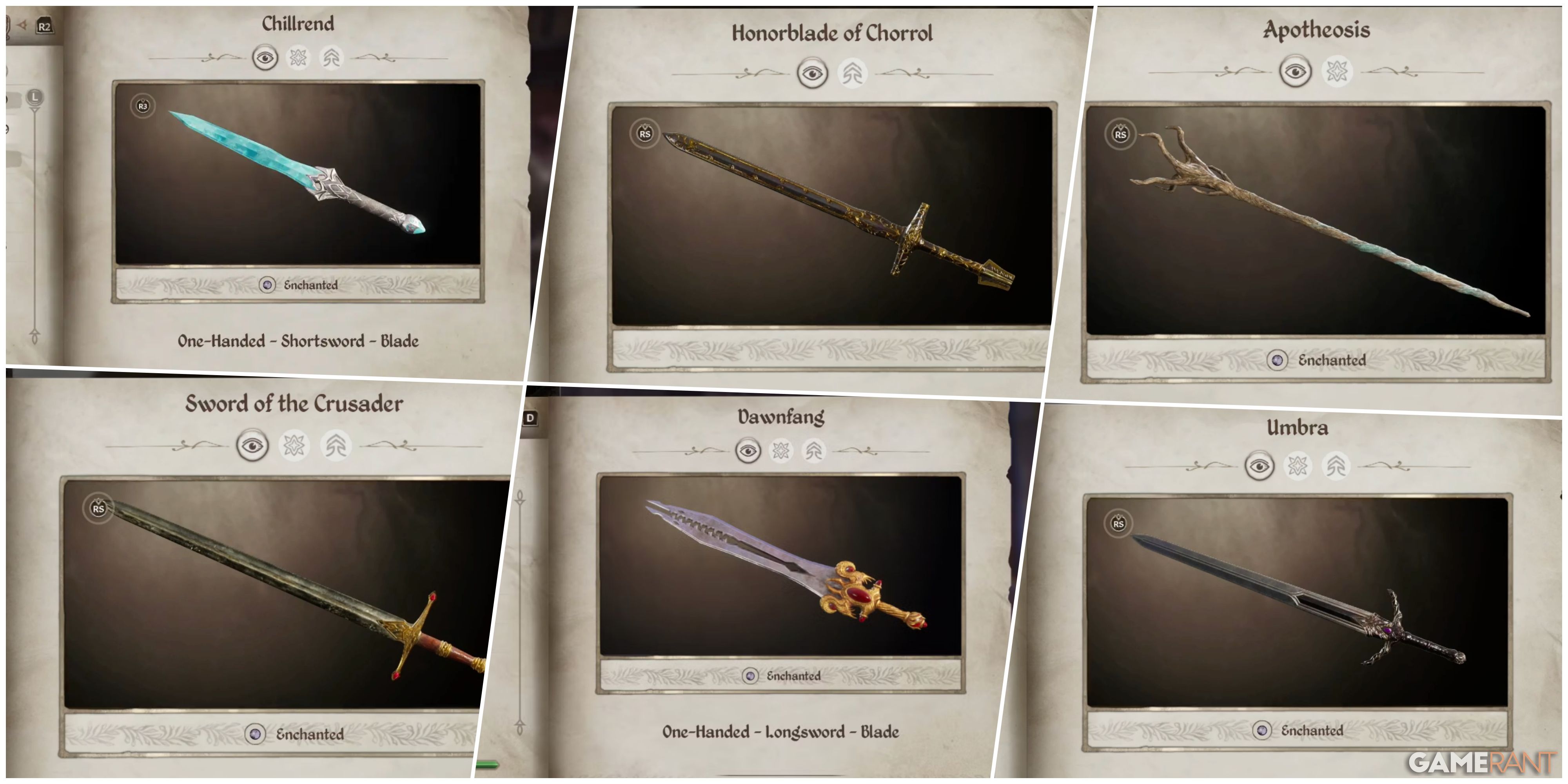 The Complete List of the Best Weapons in Oblivion Remastered