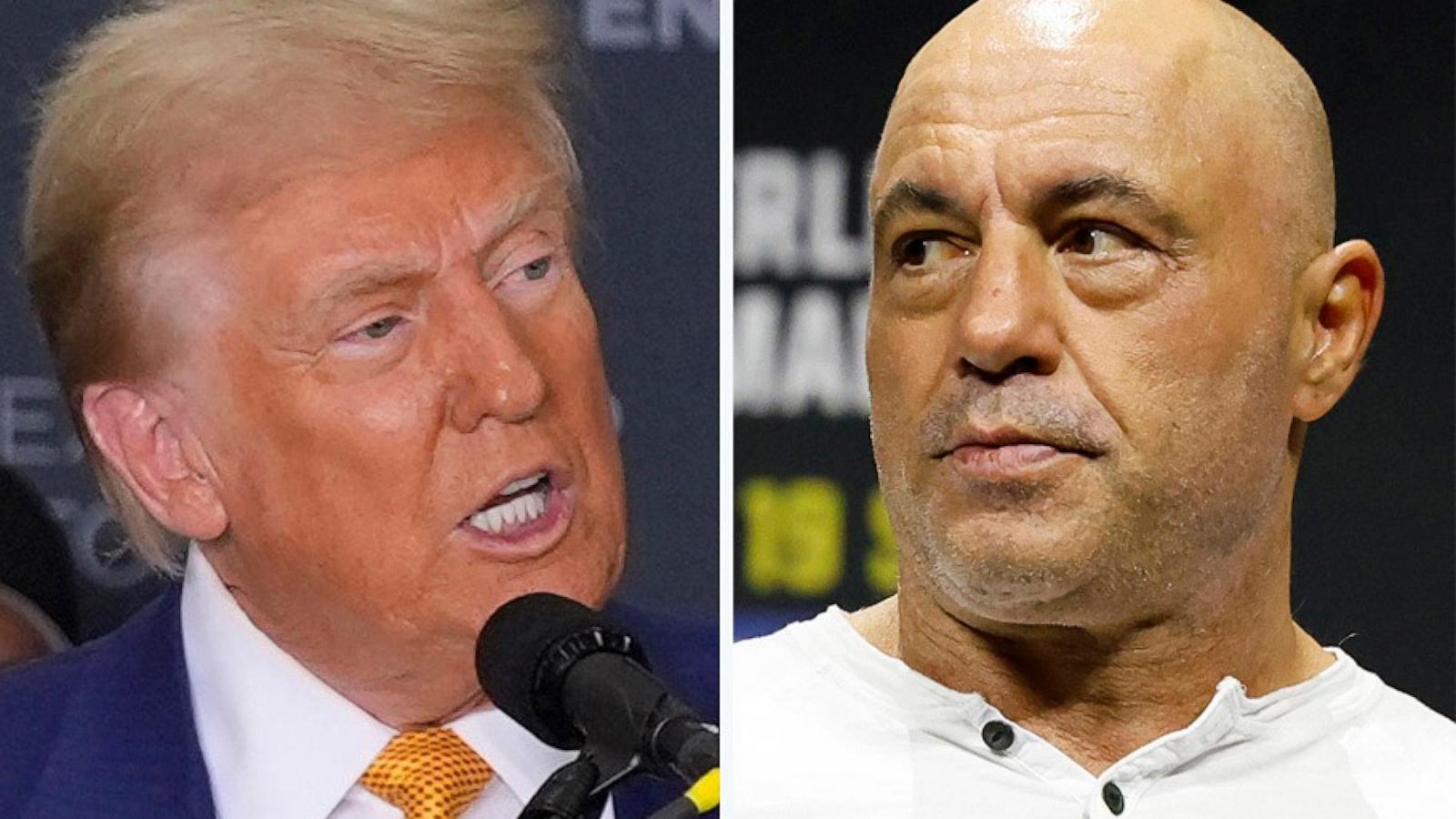Trump reacts to Joe Rogan's warning about becoming 'monsters' over ...