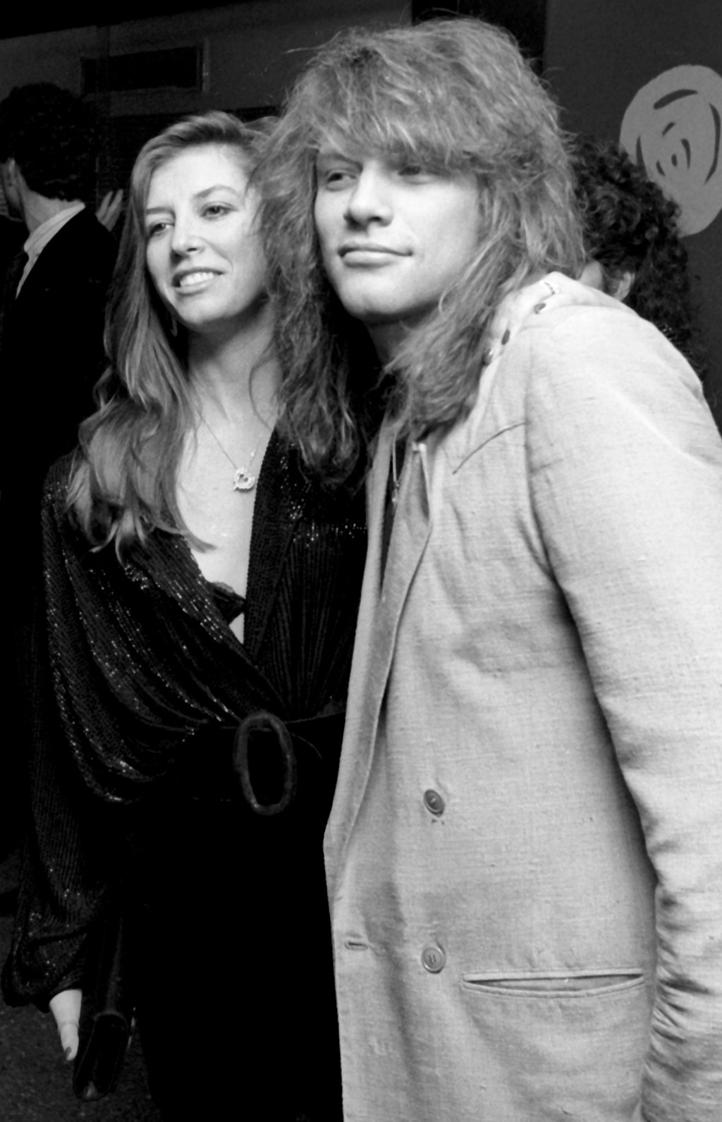 Dorothea Hurley and Jon Bon Jovi attend Third Annual Silver Clef Awards Dinner on November 15, 1990. Ron Galella Collection via Getty Images