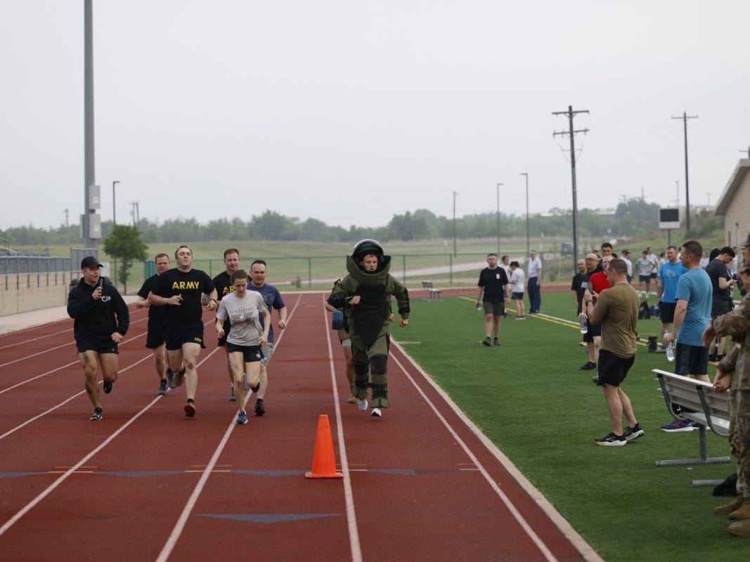 A US Army officer who handles explosives broke the world record for the ...