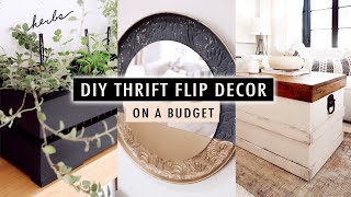 Take thrift finds and turn them into cute home decor