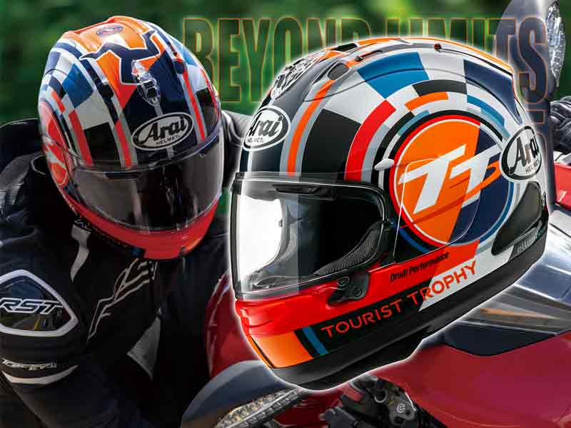 アライヘルメットから2025年マン島 TTレースレプリカモデル「RX-7X IOM