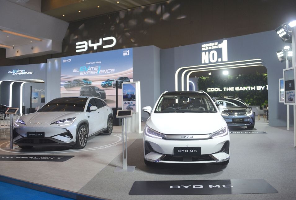 BYD Menguasai Setengah Pasar Mobil Listrik Nasional, Ini Angkanya!