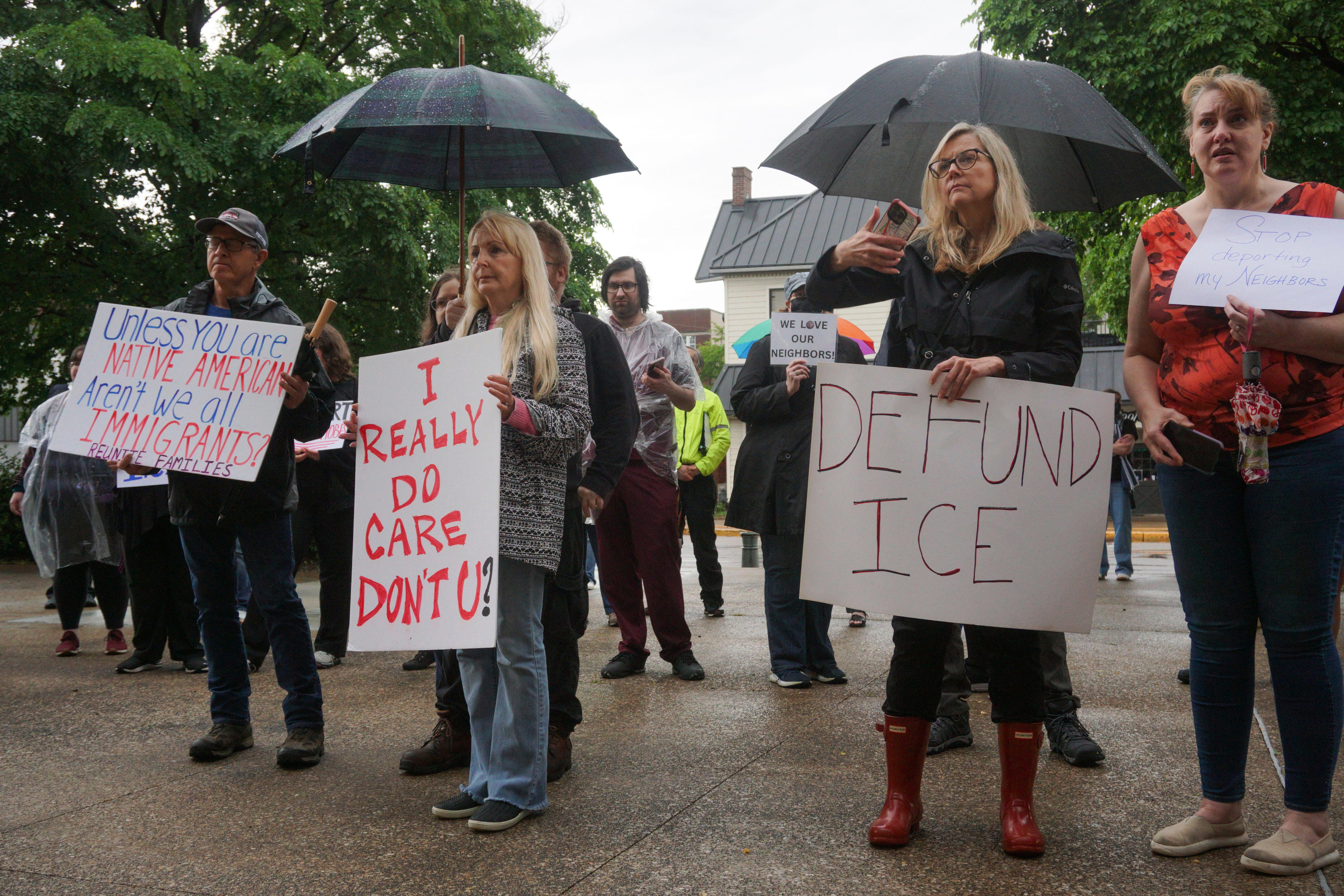 Evansville protest over ICE raids featured on 'The Rachel Maddow Show'