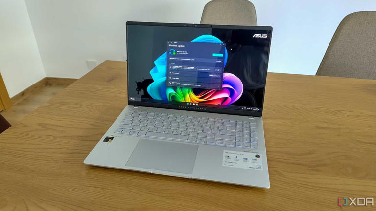 Windows Update on laptop