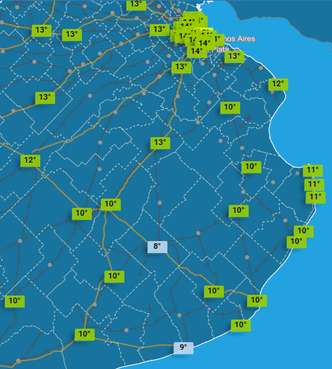Máxima alerta por una ola de frío polar que azotará Argentina: cuándo bajará la temperatura a 8°