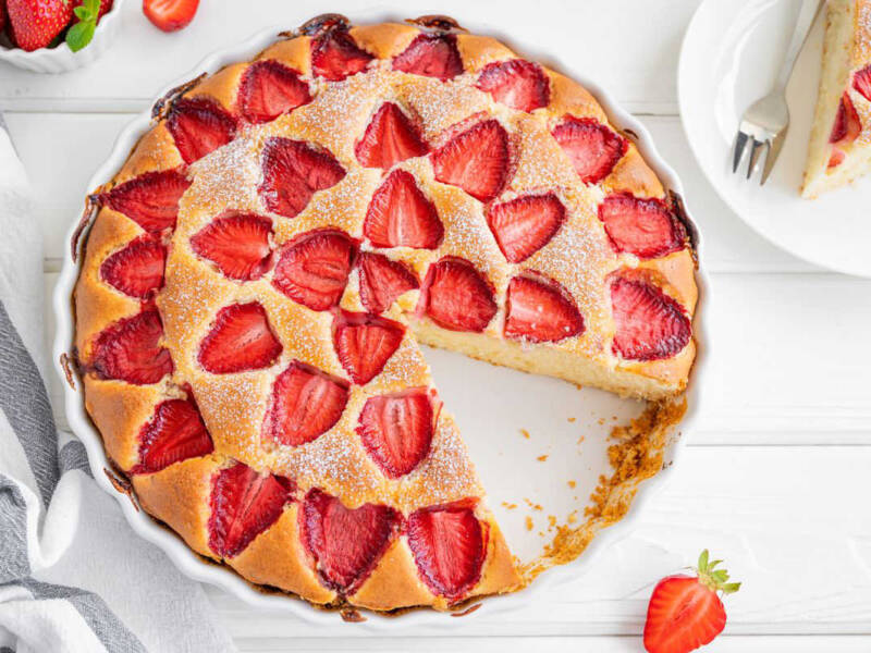Torta alle fragole