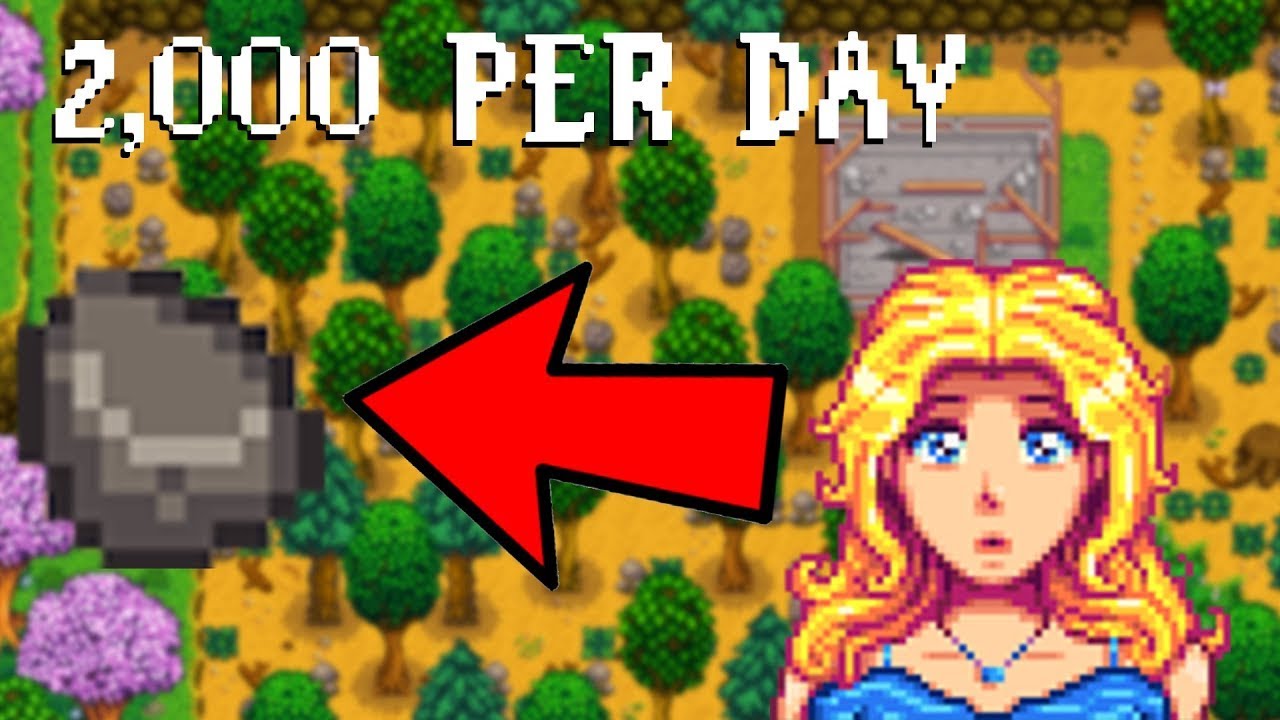 How to Get 2,000 Stone Per Day in Stardew Valley 1.5